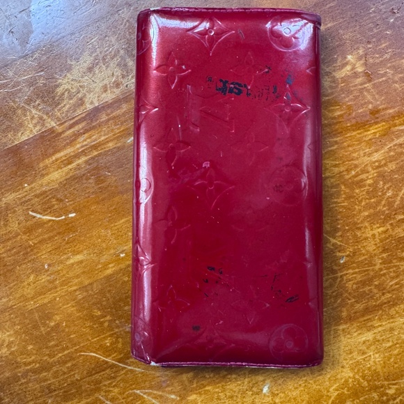 Louis Vuitton Red Monogram Sarah Vernis Wallet for a Project - Picture 4 of 9